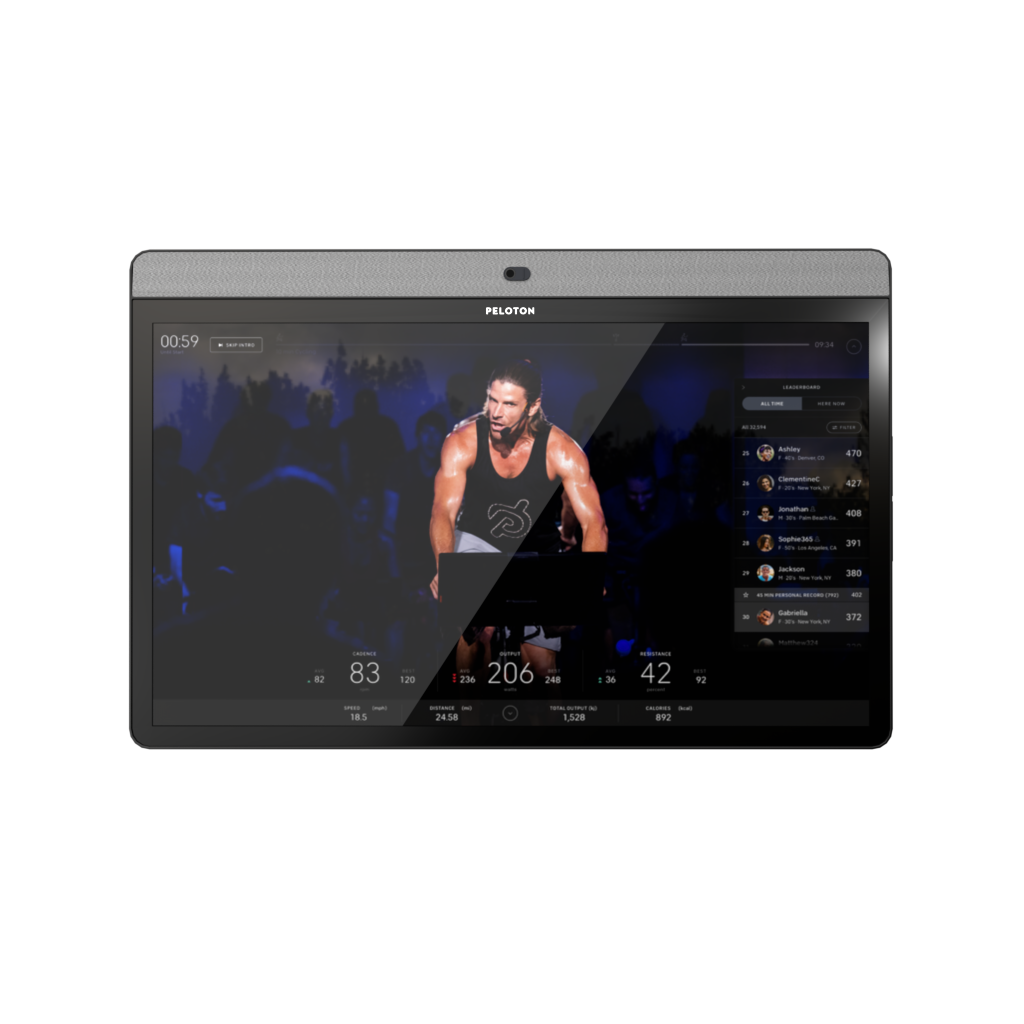 Bike+ and Row Touchscreen